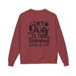 Dog in Training Sweatshirt, Unisex ComfortWash Crewneck Sweatshirt - Image 36