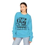 Dog in Training Sweatshirt, Unisex ComfortWash Crewneck Sweatshirt - Image 22