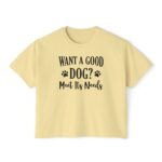 Meet a Dog's Needs-Women's Boxy Tee - Image 2