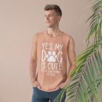 Yes, My Dog Is Cute-But He is in Training-Unisex Tank Top - Image 15