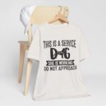 Service Dog Awareness Tee | Unisex Jersey Short Sleeve T-Shirt - Image 16