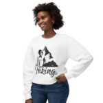 Hiking Adventure Sweatshirt | Unisex Lightweight Crewneck - Image 7