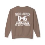 Female Service Dog Awareness Crewneck Sweatshirt - Image 22