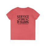 Service Dog Training V-Neck T-Shirt - Image 5