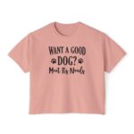 Meet a Dog's Needs-Women's Boxy Tee - Image 13