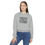 Service Dog Training Women's Cinched Hoodie - Image 18