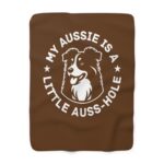 Aussie Dog Sherpa Fleece Blanket