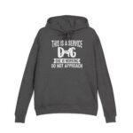 Female Service Dog Hoodie - Unisex French Terry Pullover