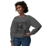 Male Service Dog Awareness Crewneck Sweatshirt | Unisex Lightweight - Image 39