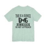 Service Dog Awareness Tee | Unisex Jersey Short Sleeve T-Shirt - Image 20