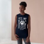 Yes, My Dog Is Cute-But He is in Training-Unisex Tank Top - Image 4