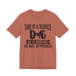 Service Dog Awareness Tee, Unisex Jersey Short Sleeve Tee - Image 19