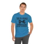 Service Dog Awareness Tee, Unisex Jersey Short Sleeve Tee - Image 59