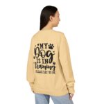 Dog in Training Sweatshirt, Unisex ComfortWash Crewneck Sweatshirt - Image 3