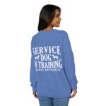 Service Dog Training Crewneck Sweatshirt, Unisex Raglan Pullover - Image 16
