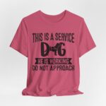 Service Dog Awareness Tee, Unisex Jersey Short Sleeve Tee - Image 75