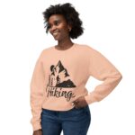Hiking Adventure Sweatshirt | Unisex Lightweight Crewneck - Image 3