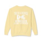 Female Service Dog Awareness Crewneck Sweatshirt - Image 5