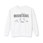 Mountains-Unisex Lightweight Crewneck Sweatshirt - Image 5