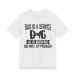 Service Dog Awareness Tee, Unisex Jersey Short Sleeve Tee - Image 13