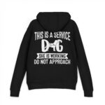 Female Service Dog Hoodie - Unisex French Terry Pullover - Image 7