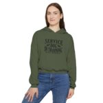 Service Dog Training Women's Cinched Hoodie - Image 13