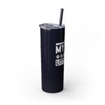 Evil Dog Skinny Tumbler – Stylish Gift for Dog Lovers - Image 22