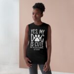 Yes, My Dog Is Cute-But He is in Training-Unisex Tank Top - Image 12