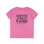 Service Dog Training V-Neck T-Shirt - Image 13