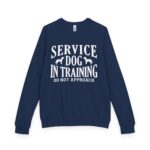 Service Dog Training Crewneck Sweatshirt, Unisex Raglan Pullover - Image 17