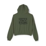 Service Dog Training Women's Cinched Hoodie - Image 12