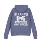 Female Service Dog Hoodie - Unisex French Terry Pullover - Image 17