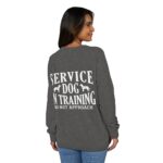 Service Dog Training Crewneck Sweatshirt, Unisex Raglan Pullover - Image 8