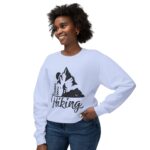 Hiking Adventure Sweatshirt | Unisex Lightweight Crewneck - Image 23