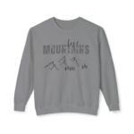 Mountains-Unisex Lightweight Crewneck Sweatshirt - Image 17