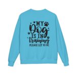 Dog in Training Sweatshirt, Unisex ComfortWash Crewneck Sweatshirt - Image 21