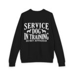 Service Dog Training Crewneck Sweatshirt, Unisex Raglan Pullover - Image 10