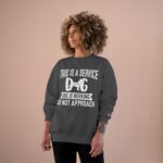 Female Service Dog Awareness Sweatshirt, Champion Pullover - Image 16