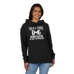 Male Service Dog Awareness French Terry Hoodie, Unisex Pullover - Image 8