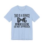 Service Dog Awareness Tee, Unisex Jersey Short Sleeve Tee - Image 61