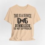 Service Dog Awareness Tee | Unisex Jersey Short Sleeve T-Shirt
