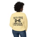 Male Service Dog Awareness Crewneck Sweatshirt | Unisex Lightweight - Image 34