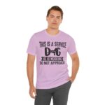 Service Dog Awareness Tee, Unisex Jersey Short Sleeve Tee - Image 71