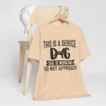 Service Dog Awareness Tee | Unisex Jersey Short Sleeve T-Shirt - Image 4