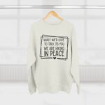 Hiking Peaceful Message Sweatshirt - Image 8
