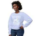 Female Service Dog Awareness Crewneck Sweatshirt - Image 39
