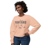 Mountains-Unisex Lightweight Crewneck Sweatshirt - Image 15