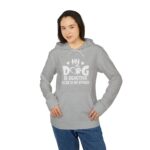 My Dog Is Reactive” Fleece Hoodie – Dog Lover Gift - Image 15