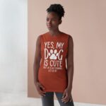 Yes, My Dog Is Cute-But He is in Training-Unisex Tank Top - Image 8