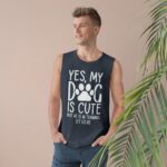 Yes, My Dog Is Cute-But He is in Training-Unisex Tank Top - Image 27
